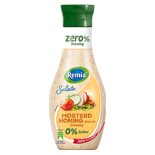 Remia Salata Zero% Mosterd Honingsmaak Dressing