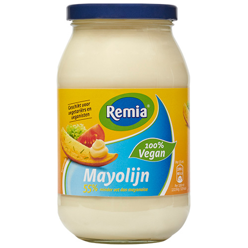 Remia Mayolijn 100% plantaardig pot 500 ml Remia Mayolijn 100% plantaardig pot